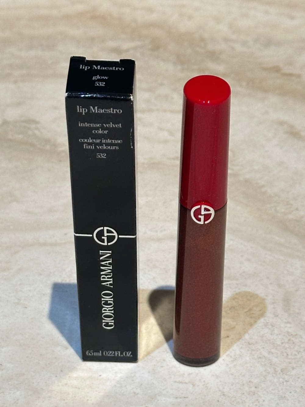 Giorgio Armani Lip Maestro Matte Liquid Lipstick - 532 glow